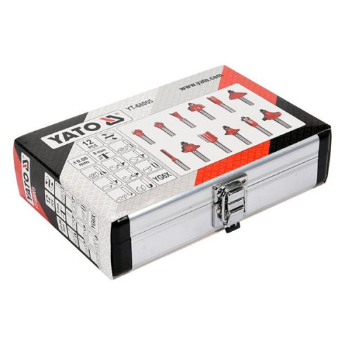 YATO YT-68005 Felsőmaró készlet 12 részes