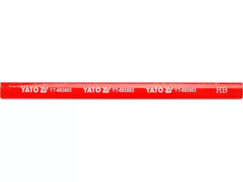 YATO YT-692603 Ácsceruza 175 mm fára piros (3 db/csomag)