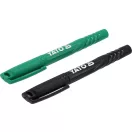 YATO YT-69300 2 db - os műszaki jelölőfilc készlet fekete - zöld