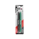 YATO YT-69300 2 db - os műszaki jelölőfilc készlet fekete - zöld