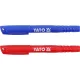 YATO YT-69301 2 db - os műszaki jelölőfilc készlet kék - piros