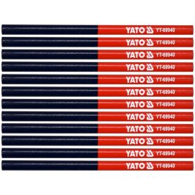 YATO YT-69940 Ácsceruza kék-piros (12 db/csomag)