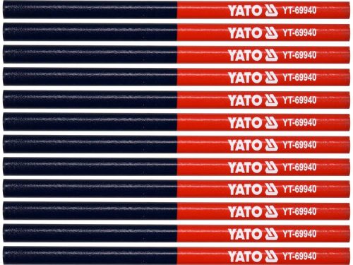 YATO YT-69940 Ácsceruza kék-piros (12 db/csomag)