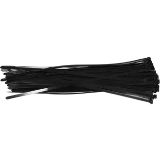   YATO YT-70653 Kábelkötegelő fekete 400 x 7,6 mm (50 db/cs)