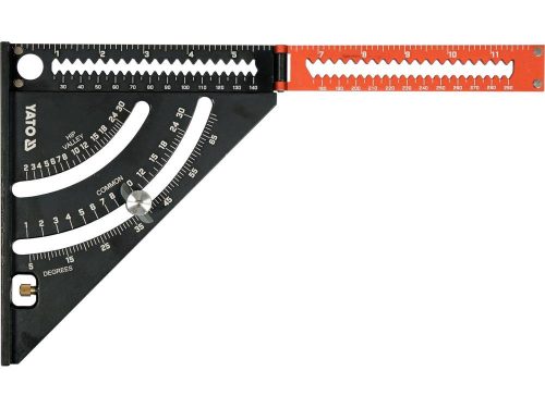 YATO YT-70783 Talpas derékszög vonalzó 290 x 185 mm alumínium