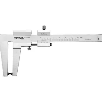   YATO YT-72090 Féktárcsa vastagság mérő 0-60 mm/0,1 mm mérési tartomány, 160 mm hosszú