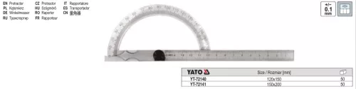 YATO YT-72140 Szögmérő 120 x 150 mm