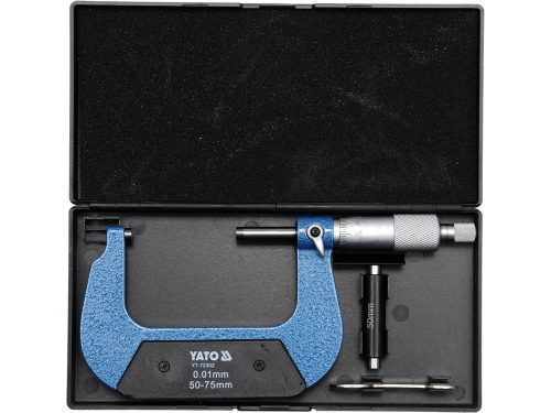 YATO YT-72302 Mikrométer 50-75 mm +/-0,01 mm mechanikus