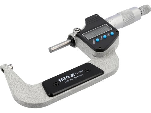 YATO YT-72308 Digitális mikrométer 50-75 mm külső méretekhez