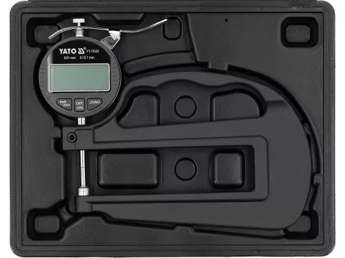 YATO YT-72322 Digtális vastagságmérő 120 mm / 12,7 mm / 0,001 mm
