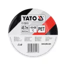 YATO YT-72513 Fényvisszaverő szalag - fehér / piros négyzetes mintázattal 49mm X 45.7m