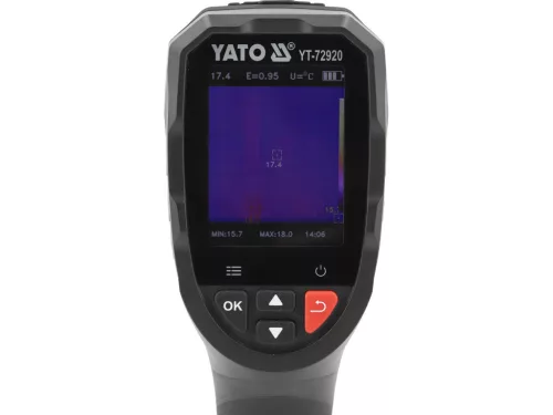YATO YT-72920 Akkus hőkmera 96 x 96 mm - es kijelzővel 240 x 240 IRS 3,7V / 2Ah