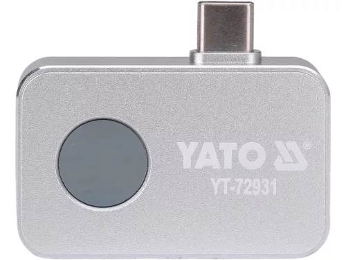 YATO YT-72931 Hőkamera USB-C 256X192 (512X384 SR mód) 25Hz + makro objektív