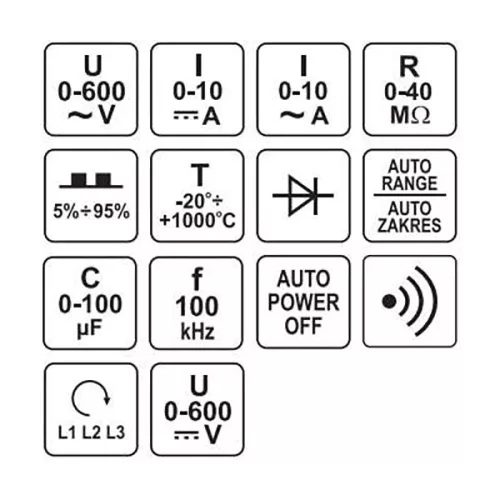 YATO YT-73086 Digitális multiméter