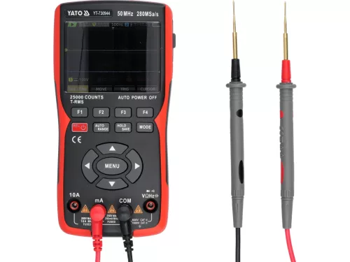 YATO YT-730944 3 in 1 multiméter, digitális osszciloszkóp, generátor