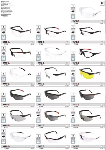 YATO YT-73634 Védőszemüveg víztiszta