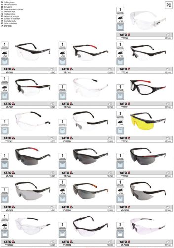 YATO YT-7371 Védőszemüveg víztiszta