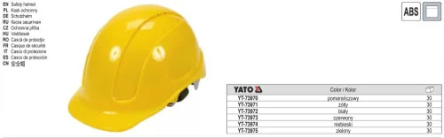 YATO YT-73971 Védősisak sárga