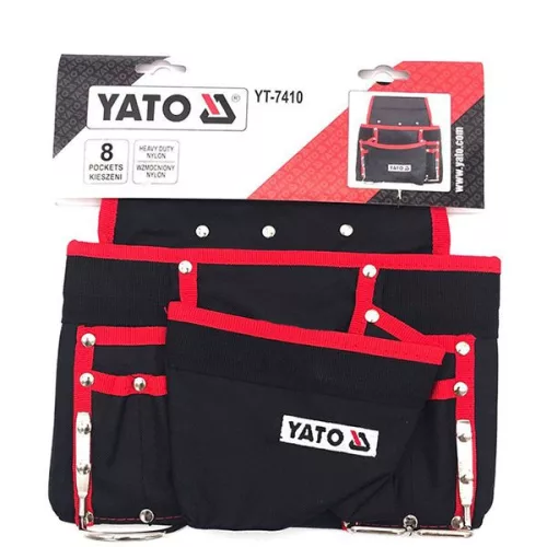 YATO YT-7410 Övre fűzhető szög és szerszámtartó táska 8 zsebes