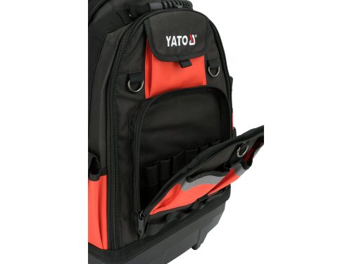 YATO YT-74288 Kemény aljú szerszámos hátizsák görgőkkel 48 L