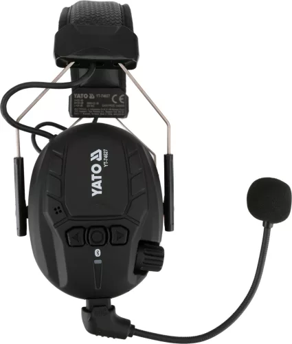 YATO YT-74627 Elektromos aktív fülvédő Bluetooth - al
