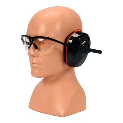 YATO YT-74636 Fülvédő tok 24 dB és víztiszta védőszemüveg UV védelemmel