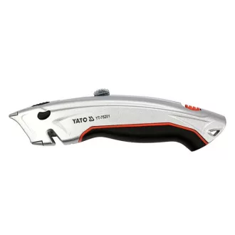   YATO YT-75201 Trapézpengés kés visszahúzható 3 db trapéz pengével