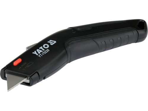 YATO YT-75220 Behúzható trapéz és horogpengés duplakés +2 x 3 db pótpengével