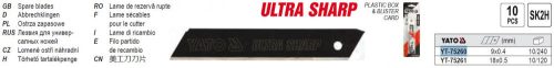 YATO YT-75260 Törhető penge extra éles 9 mm (10 db/cs)