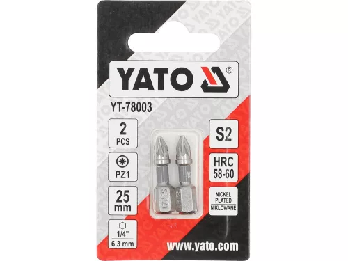 YATO YT-78003 Bithegy PZ1 x 25 mm (2 db)
