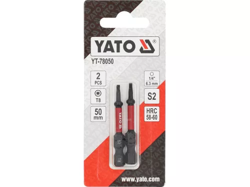 YATO YT-78050 Impact bithegy T8 x 50 mm (2 db)