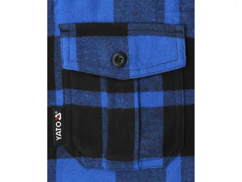 YATO YT-78811 Kockás ing XXXL-es méret kék