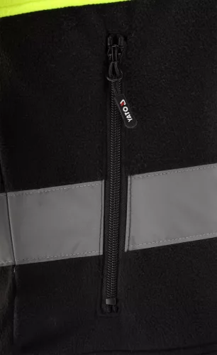 YATO YT-79389 Jól láthatsági magas nyakú polár pulóver ORIOLUS S. M