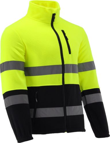 YATO YT-79391 Jól láthatsági magas nyakú polár pulóver ORIOLUS S. XL