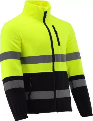 YATO YT-79393 Jól láthatsági magas nyakú polár pulóver ORIOLUS S. XXXL