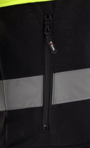 YATO YT-79393 Jól láthatsági magas nyakú polár pulóver ORIOLUS S. XXXL