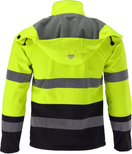 YATO YT-79394 Jól láthatsági magas nyakú szoftshell kabát ORIOLUS S. S