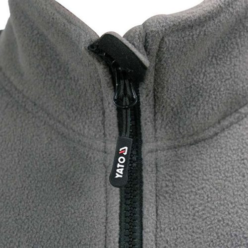 YATO YT-79523 Munkavédelmi polár pulóver szürke XL-es méret 3 zsebes Max Hevy
