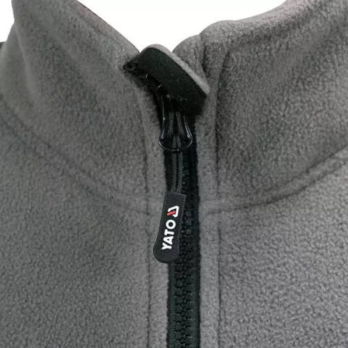 YATO YT-79525 Munkavédelmi polár pulóver szürke 3XL-es méret 3 zsebes Max Hevy