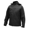 YATO YT-79552 Munkavédelmi softshell kabát kapucnival fekete L-es méret 3 zsebes