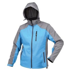   YATO YT-79560 Munkavédelmi softshell kabát kapucnival kék-szürke S-es méret