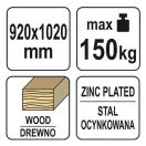 YATO YT-79925 Összecsukható fűrészbak 150 kg