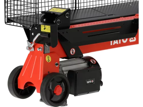 YATO YT-79950 Elektromos rönkhasító védőráccsal 5T max 520 mm rönkhossz