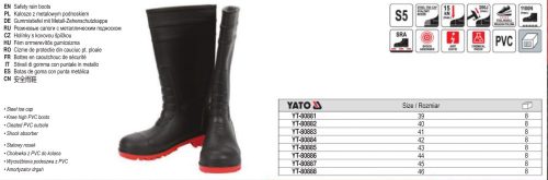 YATO YT-80886 Gumicsizma 44-es méret PORTLAND