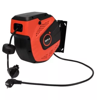   YATO YT-81220 Elektromos kábeldob automata falra szerelhető 3 x 1,5 mm2 10m