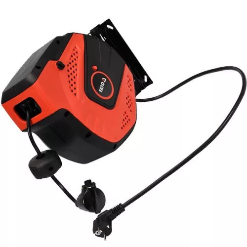 YATO YT-81220 Elektromos kábeldob automata falra szerelhető 3 x 1,5 mm2 10m