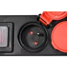 YATO YT-81240 Elektromos hosszabbító 3m 3 x 1,5 mm 3-as elosztó kapcsolóval