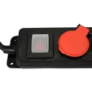 YATO YT-81240 Elektromos hosszabbító 3m 3 x 1,5 mm 3-as elosztó kapcsolóval