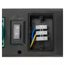 YATO YT-81274 Kültéri csatlakozóelosztó aljzat TOWER BLACK IP44 4 x 230V