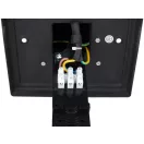 YATO YT-81276 Kültéri csatlakozóelosztó aljzat időkapcsolóval METAL TOWER BLACK IP44 4 x 230V